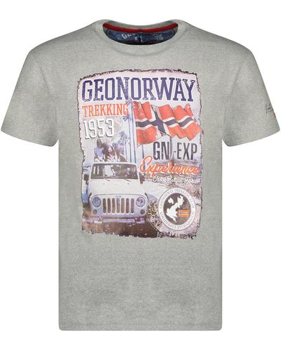 Geo Norway T-shirt SW1959HGNO-BLENDED GREY - Gris