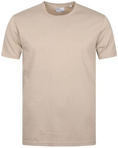 COLORFUL STANDARD T-shirt T-shirt Beige Coupe Regular - Neutre