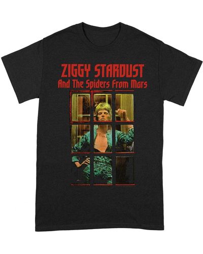 David Bowie T-shirt BI313 - Noir