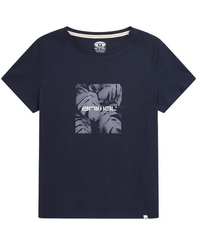 Animal T-shirt Carina - Bleu