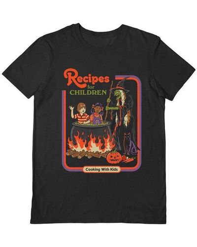 Steven Rhodes T-shirt Recipes For Children - Noir