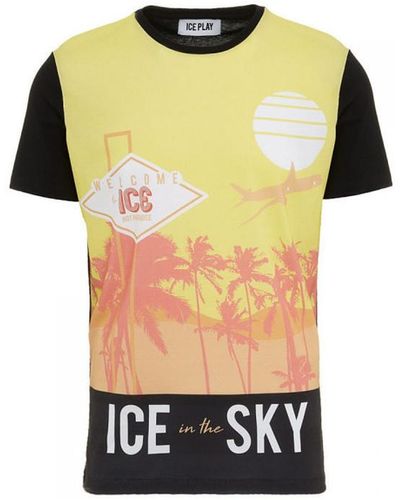 Ice Play T-shirt T-SHIRT UOMO - Jaune