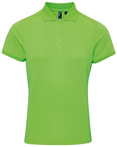 PREMIER T-shirt Coolchecker - Vert