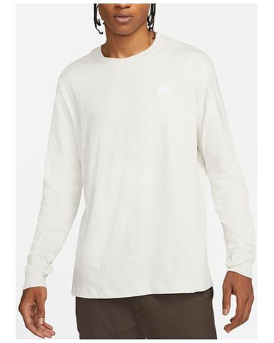 Nike T-shirt T-Shirt Manches Longues / Blanc Cassé - Neutre