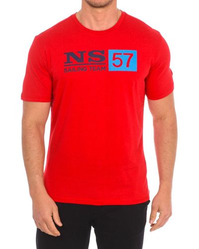 North Sails T-shirt 9024050-230 - Rouge