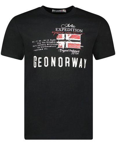 GEOGRAPHICAL NORWAY T-shirt JASON - Noir