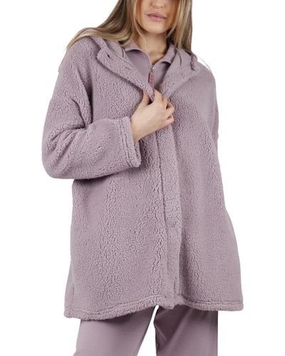 Admas Pyjamas / Chemises de nuit Veste d'intérieur Comfort Home - Violet