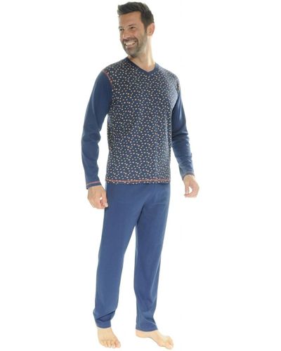 Christian Cane Pyjamas / Chemises de nuit ICARE - Bleu