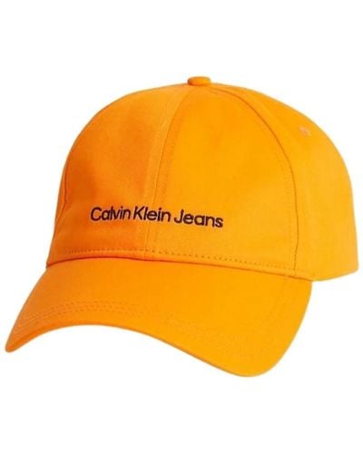 Calvin Klein Casquette Casquette Ref 59384 SCB Orange