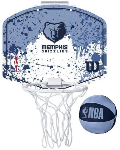 Wilson Accessoire sport Mini panier de Basket NBA Memp - Bleu