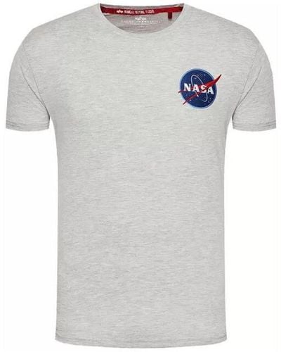 Alpha T-shirt SPACE SHUTTLE - Blanc