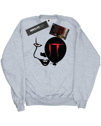 It Sweat-shirt Pennywise Smile - Gris