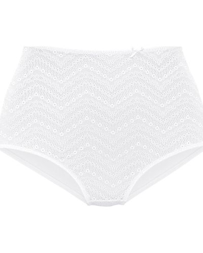 Lascana Culottes & slips Slip taille haute Perfect Basics - Blanc