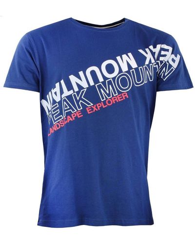 Peak Mountain T-shirt T-shirt manches courtes CYCLONE - Bleu