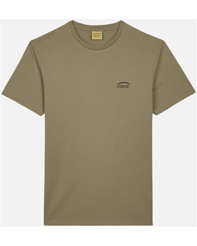 Oxbow T-shirt Tee shirt manches courtes graphique TRACUA - Vert
