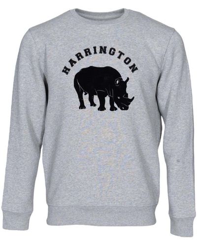 Harrington Sweat-shirt Sweat-shirt Rhinocéros gris chiné
