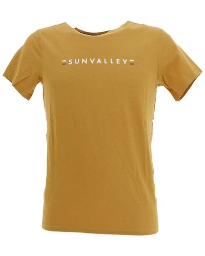 Sun Valley T-shirt Tee shirt mc - Jaune