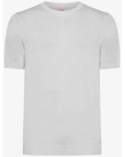Sun 68 T-shirt - Blanc