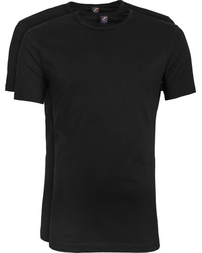 Suitable T-shirt Ota T-Shirt col Rond Noir 2-Pack