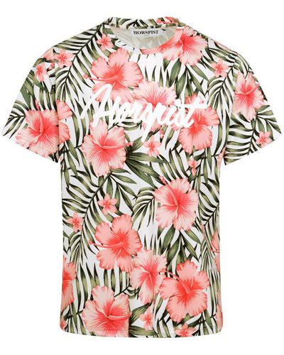 Horspist T-shirt Tshirt rose - LITCHI S10 BAHAMAS - Rouge