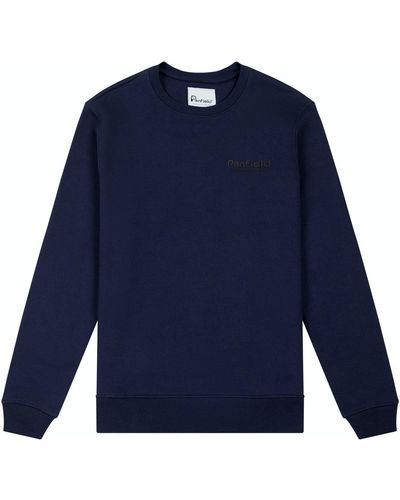 Penfield Sweat-shirt Sweatshirt Hudson Script Crew - Bleu