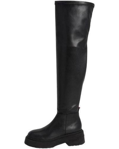 Bottes hauteur genou Tommy Hilfiger pour femme | Réductions Black Friday  jusqu'à 68 % | Lyst