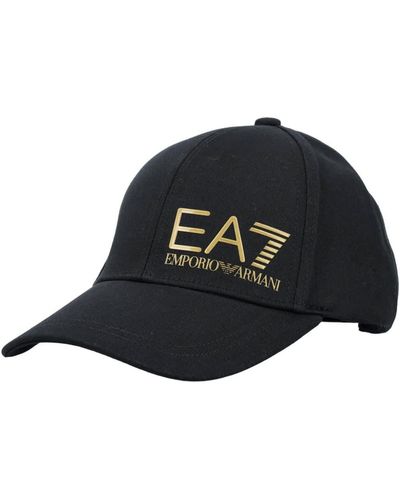 EA7 Chapeau Train Core Logo - Noir