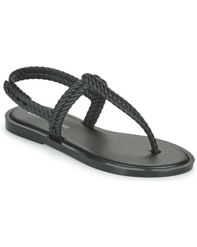 Melissa Tongs FLASH SANDAL + SALINAS - Noir