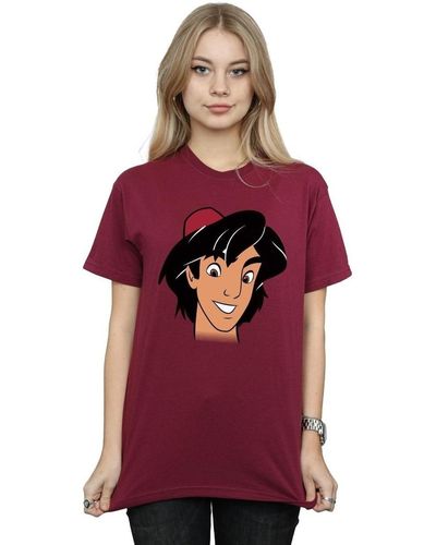 Disney T-shirt Aladdin Headshot - Rouge