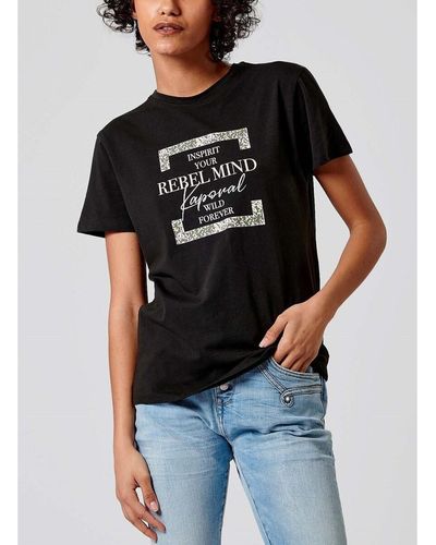 Kaporal T-shirt - Tee-shirt manches courtes - anthracite - Noir