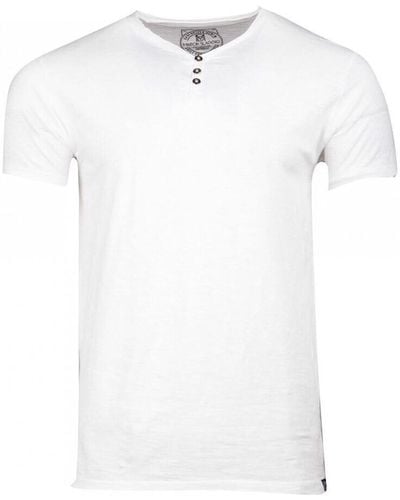 La Maison Blaggio T-shirt MB-MATTEW - Blanc