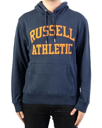 Russell Sweat-shirt Sweat à Capuche Iconic Tackle Twill Hoody - Bleu