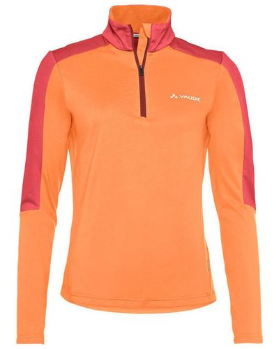 Vaude Sweat-shirt Women's Livigno Halfzip II - Orange