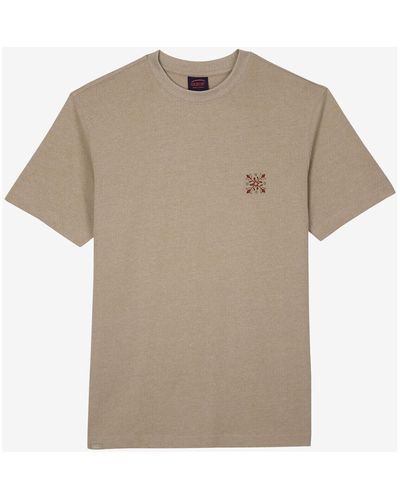 Oxbow T-shirt Tee shirt manches courtes graphique TAHARAA - Neutre