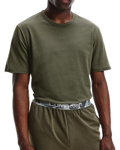 Calvin Klein T-shirt T-SHIRT ARMY VERT KAKI NM2192E
