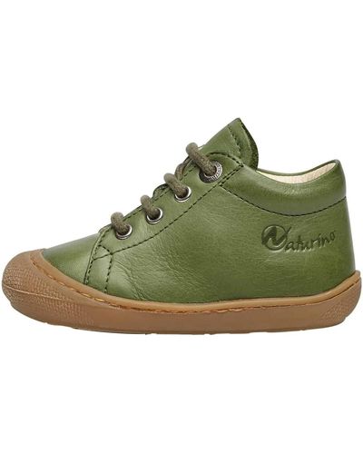 Naturino Derbies Chaussures premiers pas en cuir COCOON - Vert