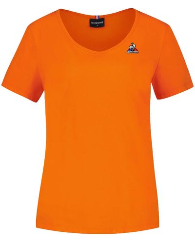 Le Coq Sportif T-shirt Essentiels Tee N°1 Wn's - Orange