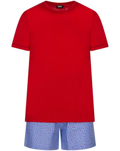 DIESEL Pyjamas / Chemises de nuit Ensemble pyjama court coton - Multicolore