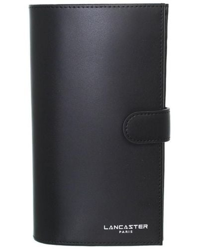Lancaster Portefeuille Compagnon en cuir ref 40313 noir 19.5*11*2 cm