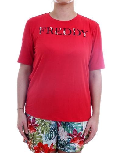 Freddy T-shirt S1WSLT5 T-Shirt/Polo rouge