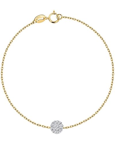 Cleor Bracelets Bracelet en argent 925/1000 et cristal - Métallisé