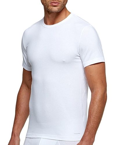Impetus T-shirt Tricot de peau col rond blanc régulateur de température