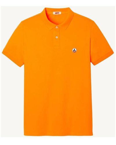 J.O.T.T T-shirt Polo orange en coton bio