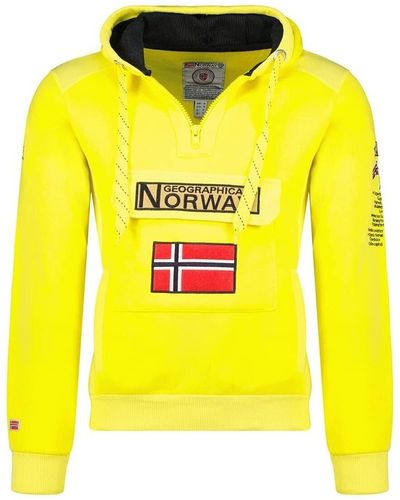GEOGRAPHICAL NORWAY Sweat-shirt GYMCLASS - Jaune