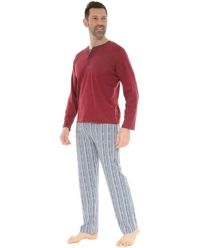 Christian Cane Pyjamas / Chemises de nuit DAUBIAS - Rouge