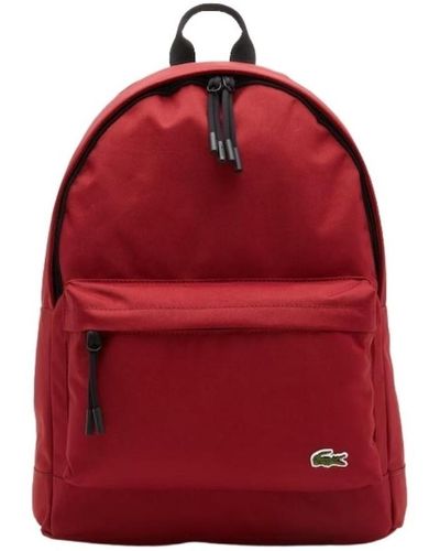 Lacoste Sac a dos Sac A dos Unisexe Ref 57396 984 andrinople - Rouge
