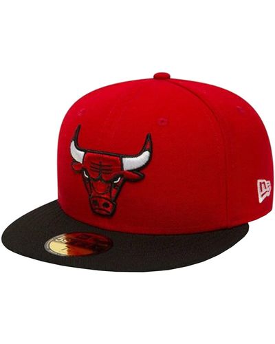 KTZ Casquette Chicago Bulls NBA Basic Cap - Rouge