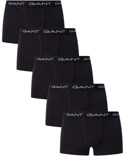GANT Caleçons Lot de 5 boxers Essentials - Noir