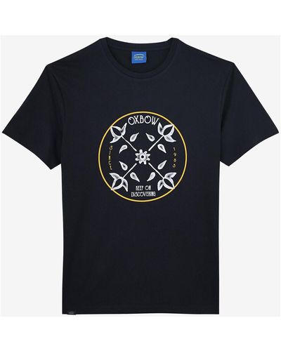 Oxbow T-shirt Tee-shirt manches courtes imprimé P2TEGANE - Noir
