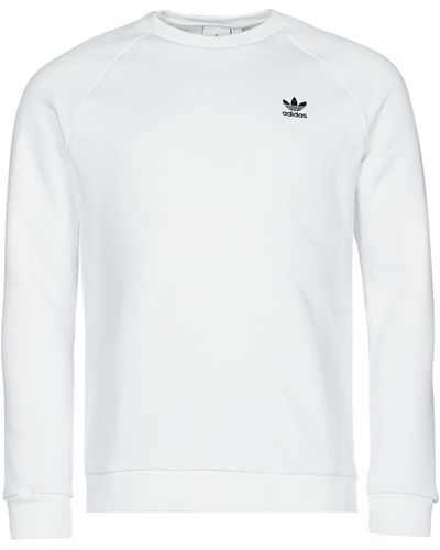 adidas Sweat-shirt ESSENTIAL CREW - Blanc
